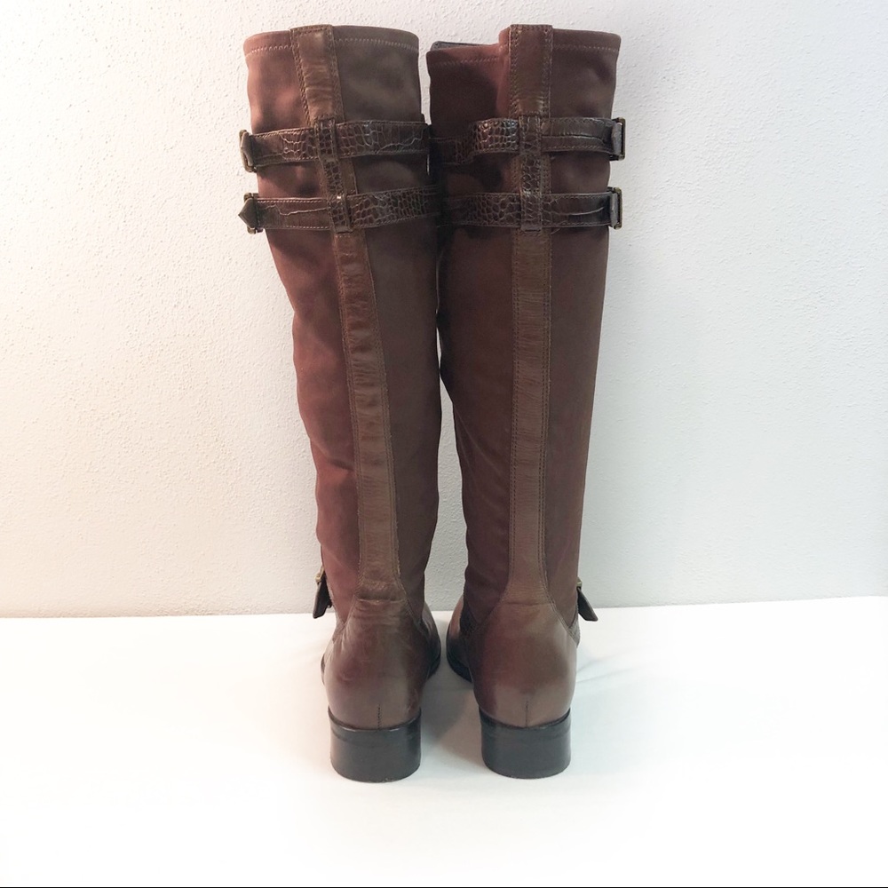 Cole Haan Boots Tennley Buckle Chestnut Brown 7.5B - Picture 6 of 8